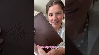 Excited to share my new personalized NIV Bible!