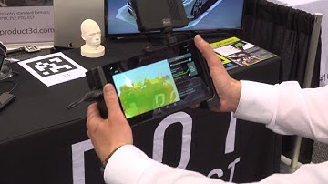 Chris Ahern Demonstrates DPI 8X Handheld 3D Scanner for Android by DotProduct