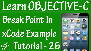 Free Objective C Programming Tutorial for Beginners 26 - Break Points in xCode