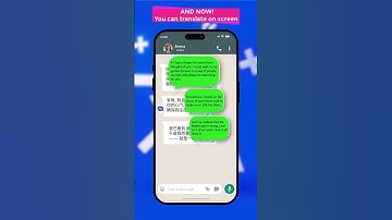 How to translate text on screen, Whatsapp translator