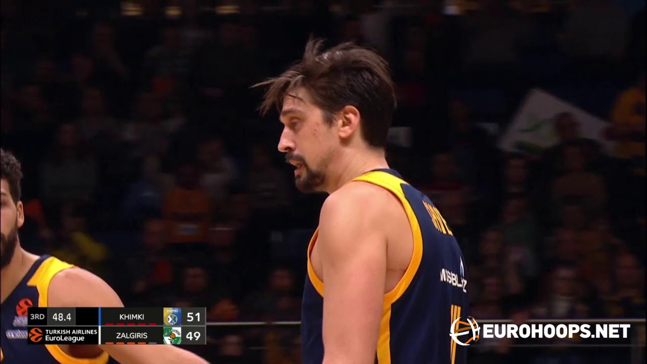 Khimki Moscow Region - Zalgiris Kaunas 83-74: Alexey Shved (25 points)