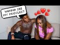 Walking In SHIRTLESS On YouTube BADDIE Emary Chanel😍 (best reaction)