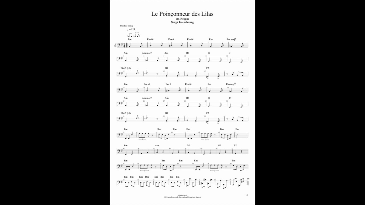 Serge Gainsbourg Le Poinçonneur Des Lilas Paroles