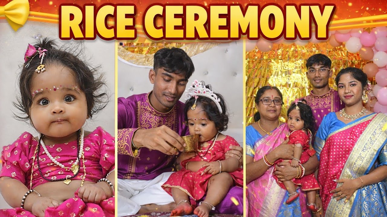 Rice ceremony of Abhishri 🌸🧿11/05/2025