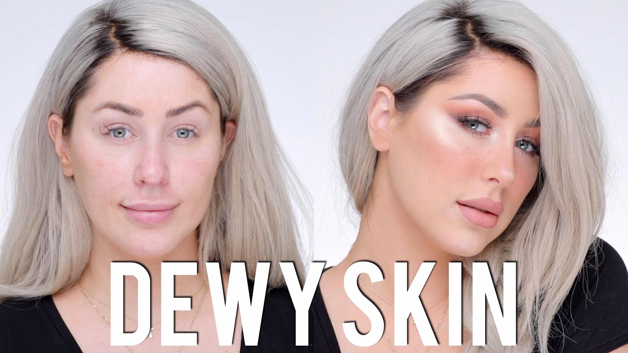 Dewy Skin Freckles Glam Makeup Tutorial YouTube