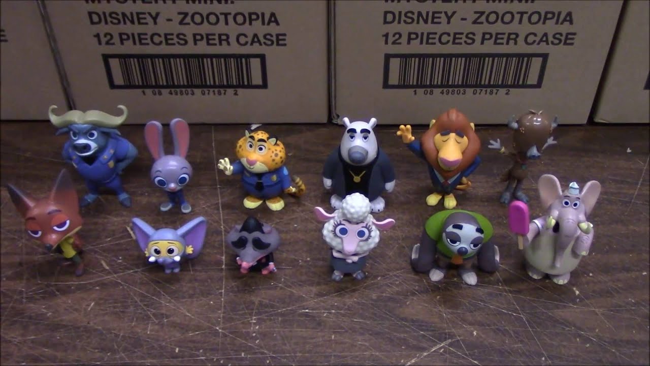 zootopia mystery minis