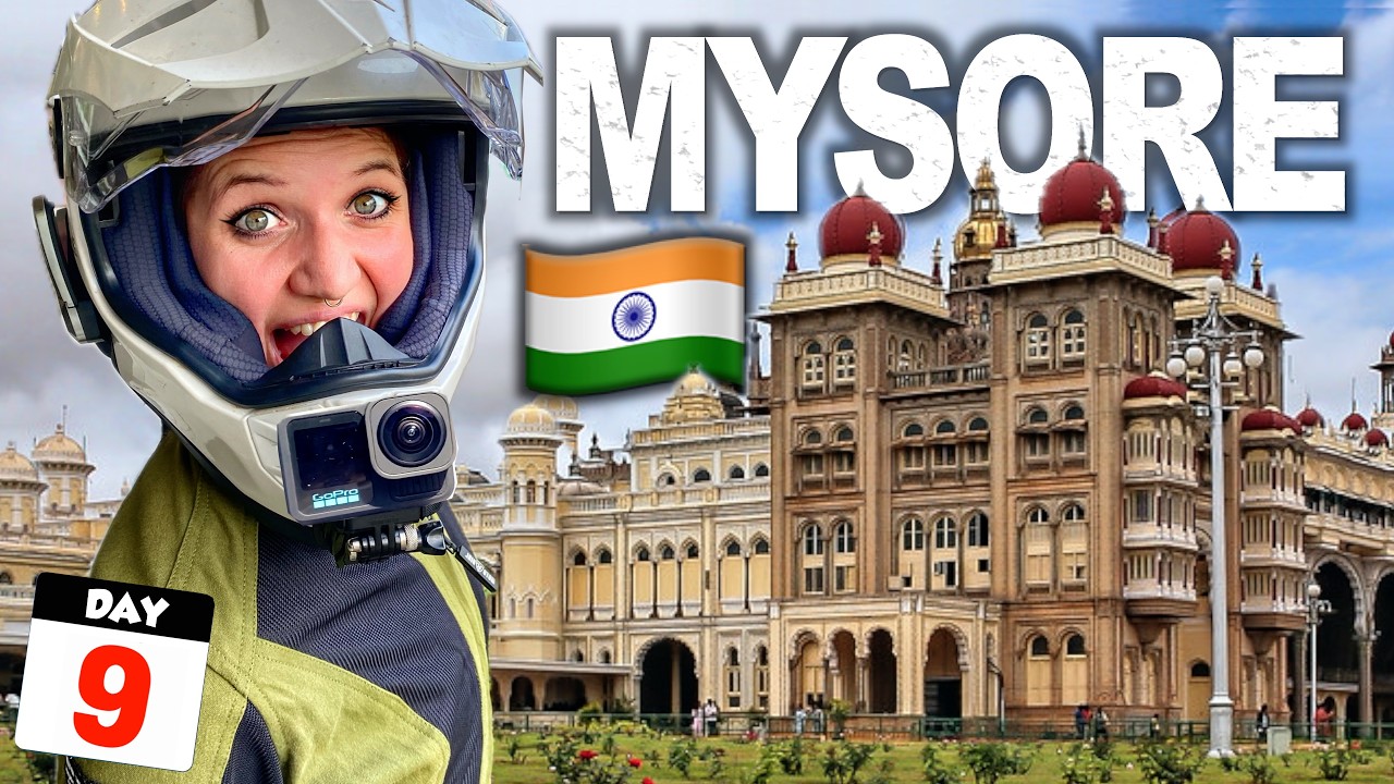 9🇮🇳 I Rode to India’s Most Famous Palace 😍 (Mysore, Karnataka)