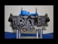 Howell motorsports custom holley 850 center squirter carburetor build blue