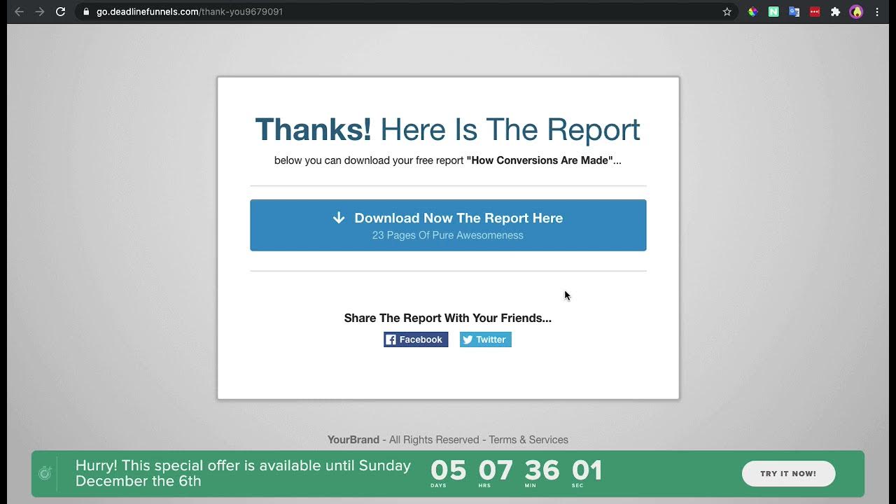 How to Add Deadline Funnel to a ClickFunnels Page YouTube