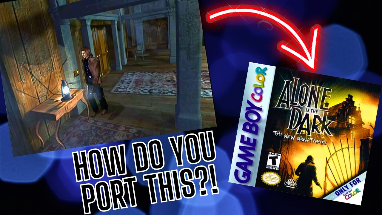 Alone In The Dark The New Nightmare on Game Boy Color?! - YouTube