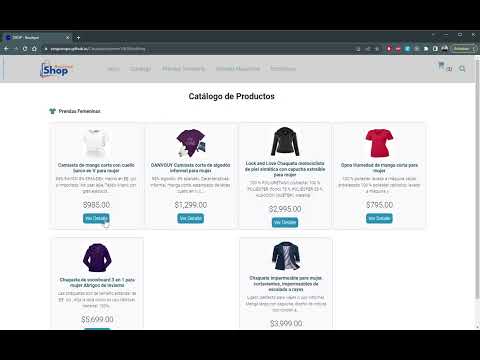 Video Proyecto SHOP-Boutique curso React - Coderhouse
