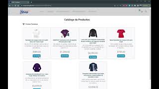 Video Proyecto SHOP-Boutique curso React - Coderhouse