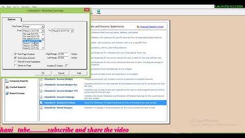 Peachtree accounting tutorial full:how to generate retained earning LESSON 37