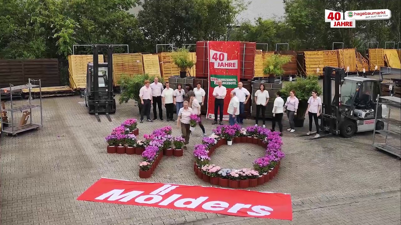 Mölders hagebaumarkt Bad Bevensen 40 Jahre Challenge YouTube