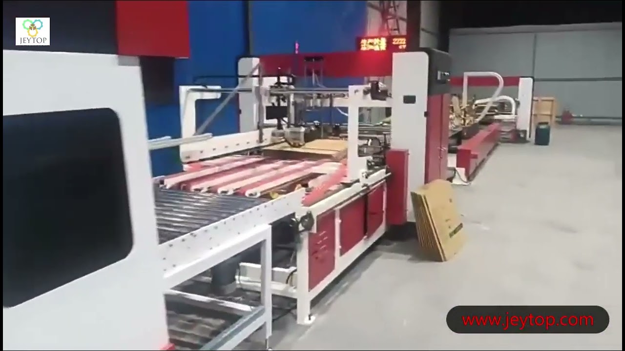 Fully automatic gluing and stapling machine/Jeytop carton machinery
