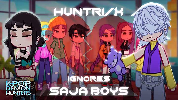 💎 | HUNTRIX Ignores SAJA BOYS... | KPop Demon Hunters | Gacha | INSPIRED
