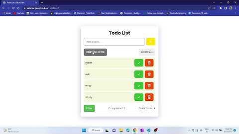 Coding Ninja | Skill Test 1 | TodoList
