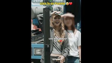 She looked so Excited 🤣❤️ #lisa #blackpink #jennie #jisoo #rosé #funny #blackpinkshorts #shorts