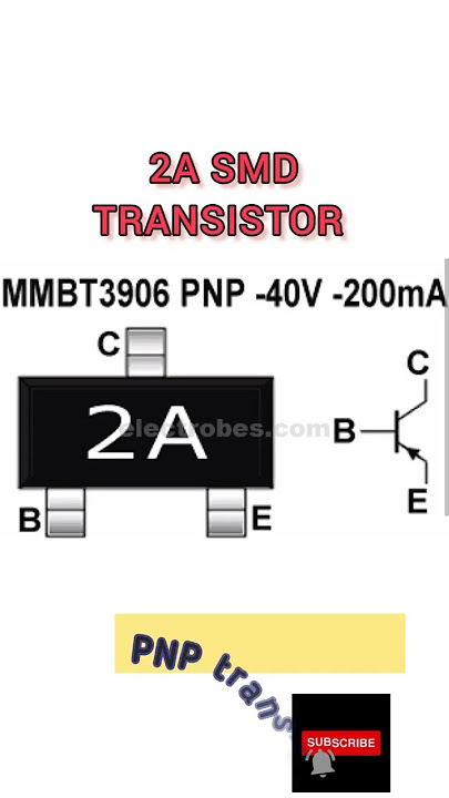 2A smd transistor #akexperiment #electronic #pinout #2asmd #2a #bt3906 #3906 #pnp #smd #shorts