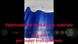 FECHAMENTO COM CORTINA PVC PARA CABINE DE PINTURA CRISTAL FLEX PVC