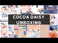 Cocoa Daisy Denim &amp; Blush Kits Unboxing [Planner Kit &amp; Scrapbook Kit]
