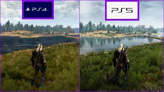 The Witcher 3 PS4 VS PS5 / Graphics Comparison / Comparativa Gráfica