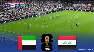 UNITED ARAB EMIRATES vs IRAQ Live | FIFA World Cup 2026 Qualifiers | Simulation PES 2021 Gameplay