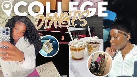 COLLEGE DIARIESᥫ᭡: Weekly Vlog, Concert, Hair&Nails,Rant, Friend Night, Hygiene Pickups,Etc| UlaHair