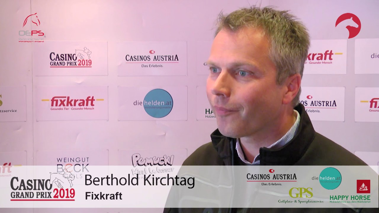 Auftakt Casino Grand Prix 2019 mit Berthold Kirchtag von Fixkraft