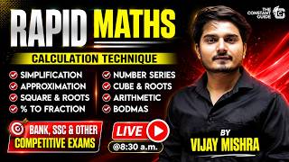 #226 Vedic Maths Tricks For Fast Calculation | Speed Maths for SBI/IBPS Clerk, SSC  by Vijay Mishra