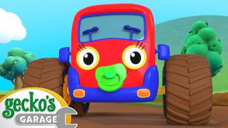 muddy baby truck mix up gecko s garage trucks children cartoons