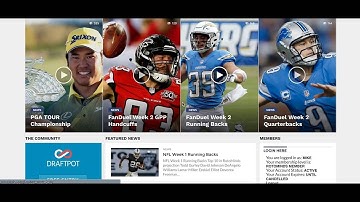 FanDuel CSV Lineup Upload