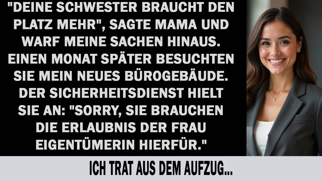 „Deine Schwester Rachel braucht den Platz dringender als du“, verkündete Mom, während sie meine Programmierbücher in Pappkartons warf. Ich stand im Türrahmen meines Kindheitszimmers und sah zu,...