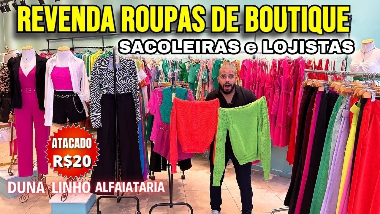 BRÁS SP  ROUPAS IMPORTADAS De BOUTIQUE BARATA, MODA BOUTIQUE BRÁS