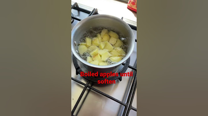 Apple purée for 6 months old baby