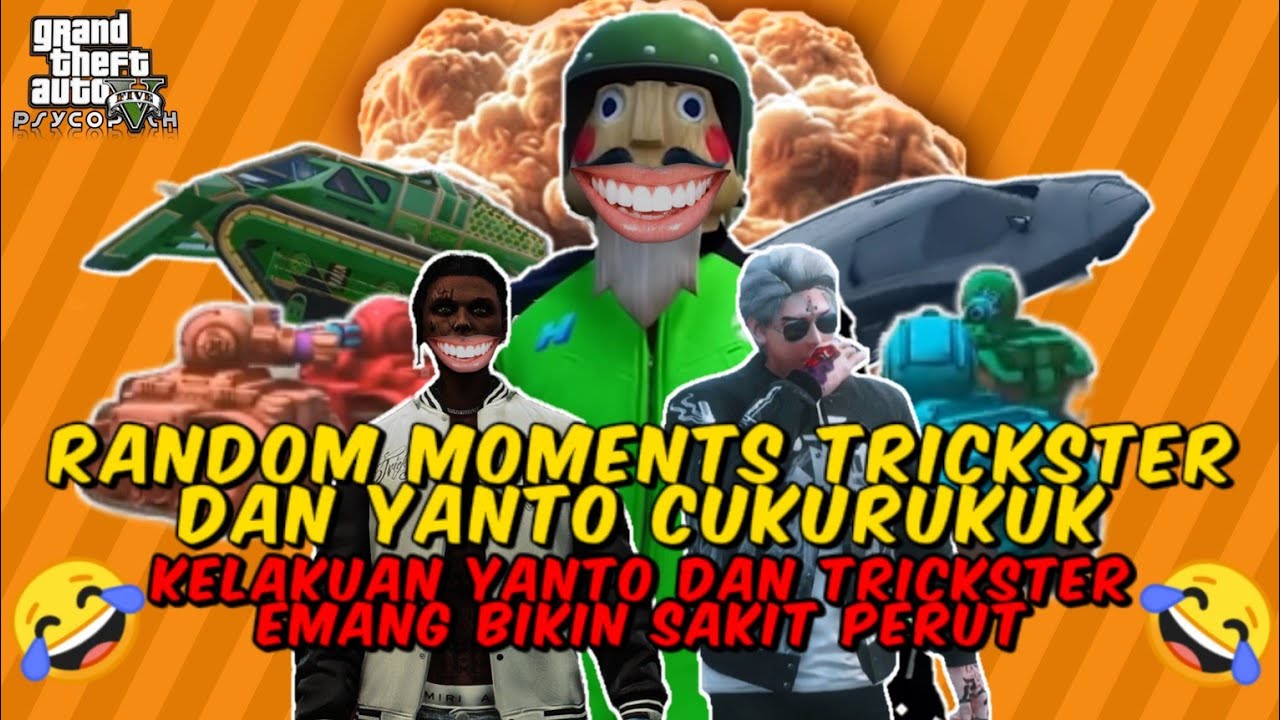 RANDOM MOMENTS TRICKSTER DAN YANTO CUKURUKUK PART 15 ‼️ NGAKAK KOCAK 🤣 || GTA V ROLEPLAY INDONESIA