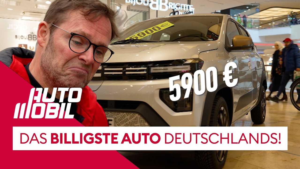 Billigpreis für Billigauto?! Alex checkt den neuen Dacia Spring | auto mobil