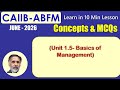 ABFM MAY 26 - Learn in 10 Min (unit 1.5 TQM and Learning Organisation) with MCQs #06