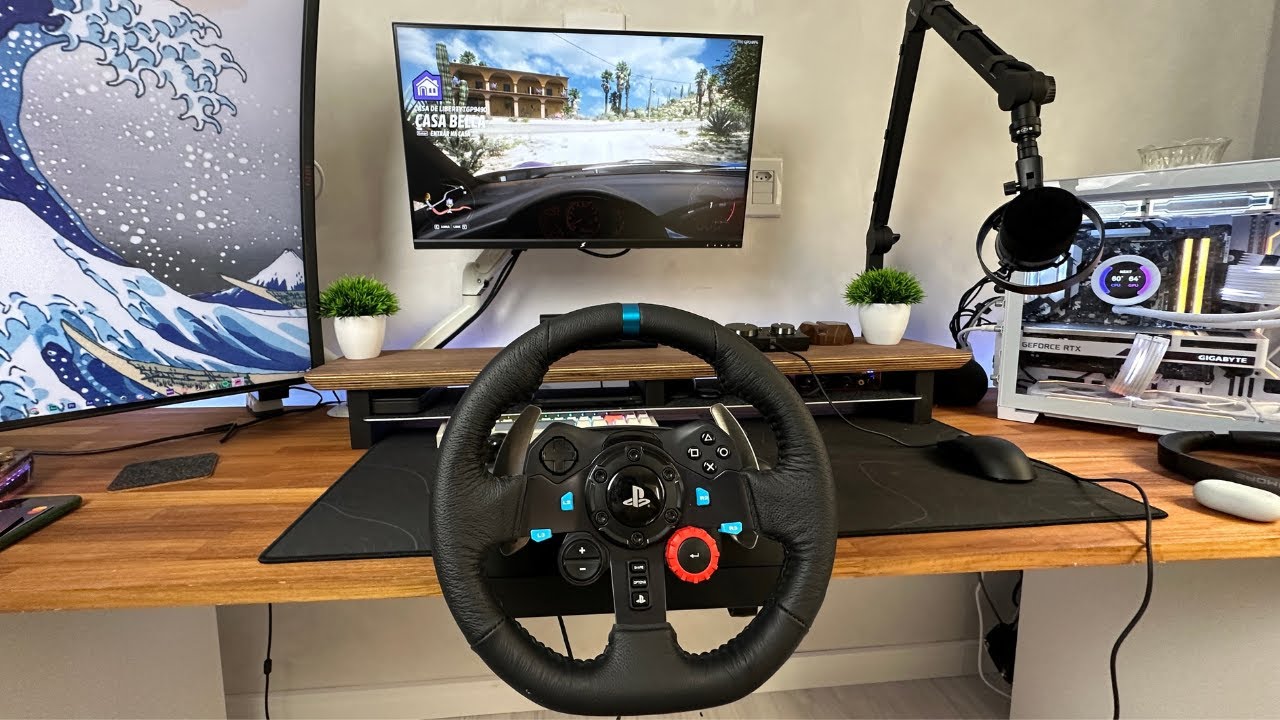 POV: FIZ UM SETUP DE CORRIDA COM O LOGITECH G29 - YouTube