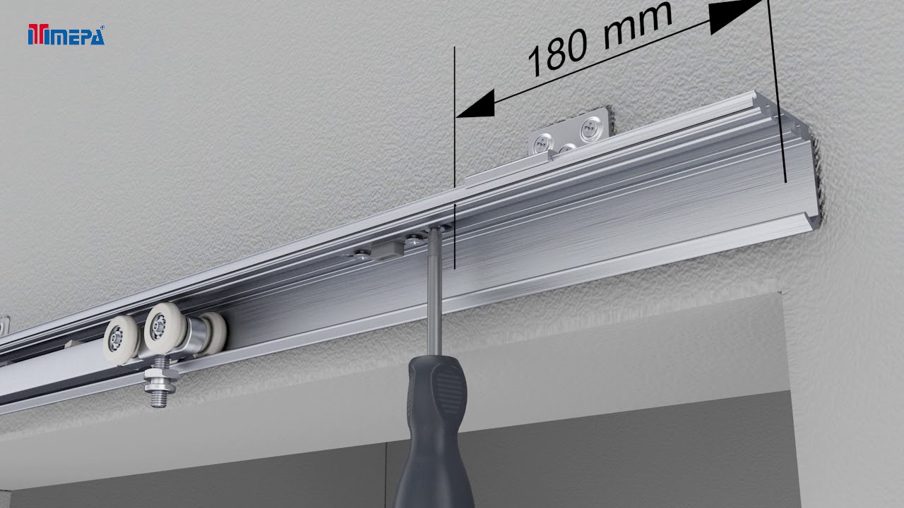 Раздвижная система МЕРА FKM 80 Монтаж