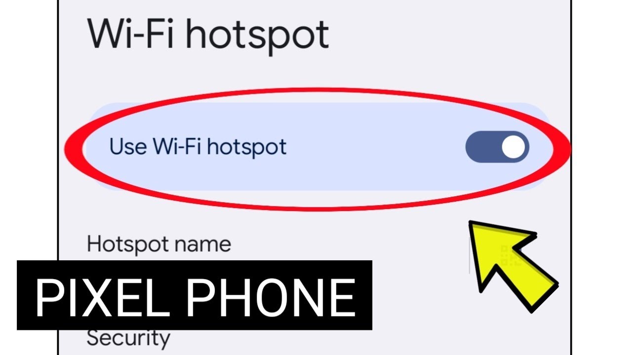 How To Enable Hotspot on Any Google Pixel Phone? - YouTube