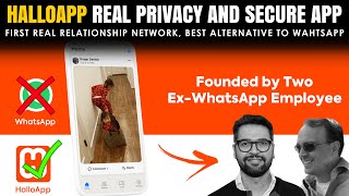 What is HalloApp and How to use it? | Best Alternative to WhatsApp more Secure than WhatsApp [Hindi] screenshot 4