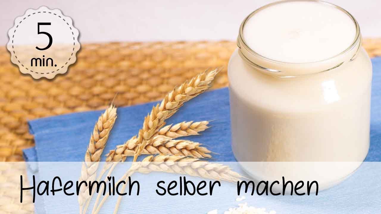 Selber pflanzliche Milch herstellen: Hafermilch und Reismilch