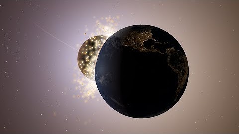 Mars Collision with Earth Remastered (Universe Sandbox 2)