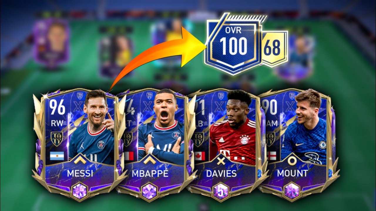 MENU TOTY - FIFA MOBILE 22