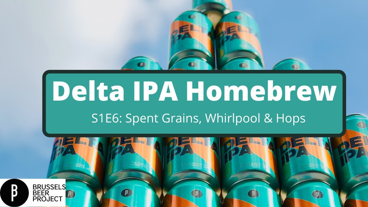 Homebrew Delta IPA S1E6: Spent grains, Boil, Hops & Whirlpool !