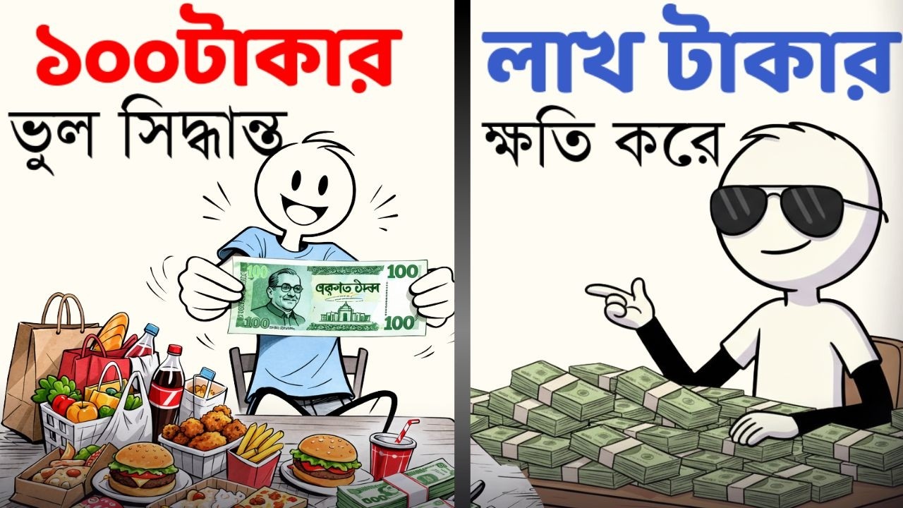 ১০০ টাকার ভুল সিদ্ধান্ত কিভাবে ১ লাখ টাকার ক্ষতি করে | Financial Reality