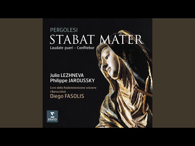 Pergolèse - Stabat Mater: Eja Mater : P.Jaroussky / I Barocchisti / D.Fasolis