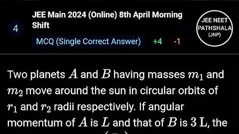IIT JEE mains gravitational force pyq 2024 #advance #IIT #jeeadvanced #jeemains
