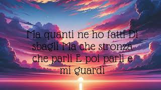 BLANCO-Bruciasse il cielo (lyrics testo)